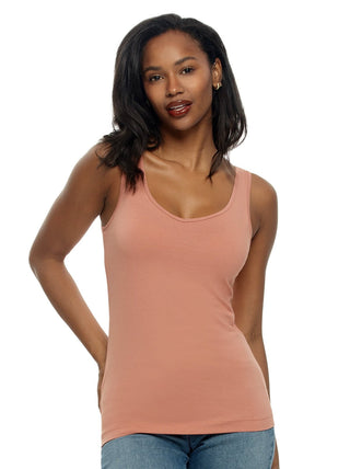 Cotton Modal Reversible Tank Top 4-Pack