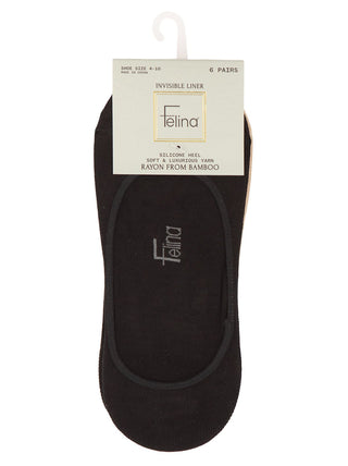 Invisible Liner Socks 6-Pack