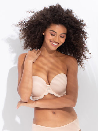 Peridot Strapless Push Up Bra