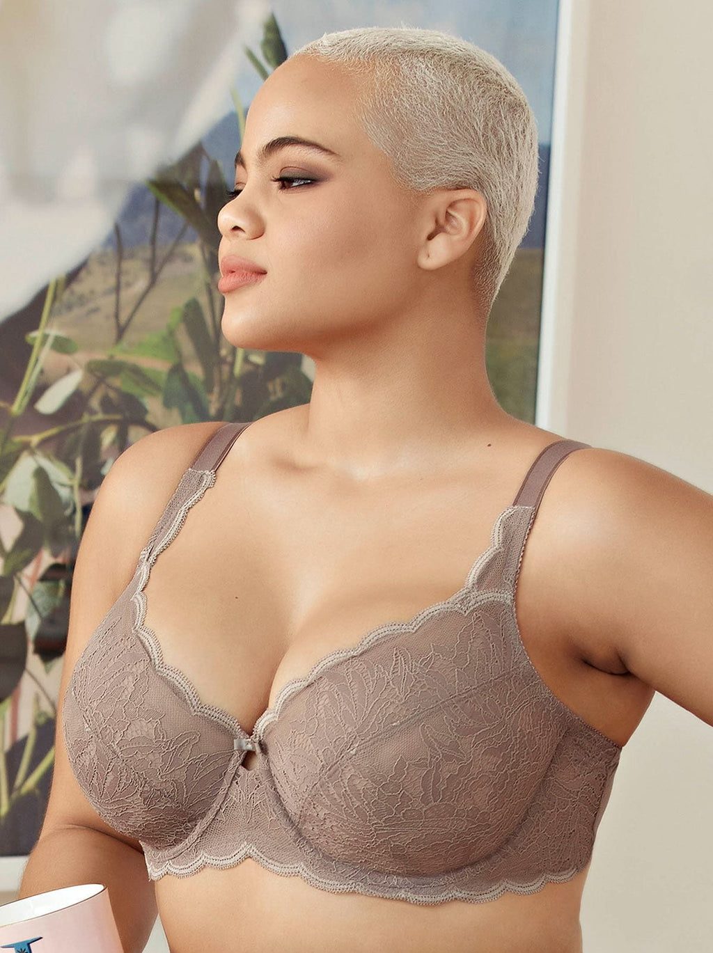 Paramour by Felina | Peridot Unlined Bra | Everyday Lace : :  Clothing, Shoes & Accessories