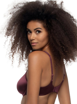Stellar Smooth Satin Unlined Underwire Bra