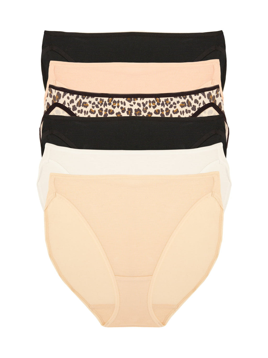 So Smooth Modal Hi Cut Panty 6Pack Felina