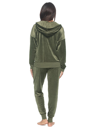 Luxe Velour Zip Hoodie and Jogger Set