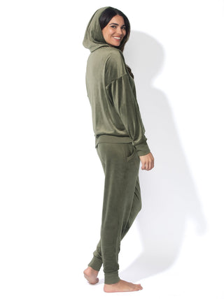 Luxe Velour Zip Hoodie and Jogger Set