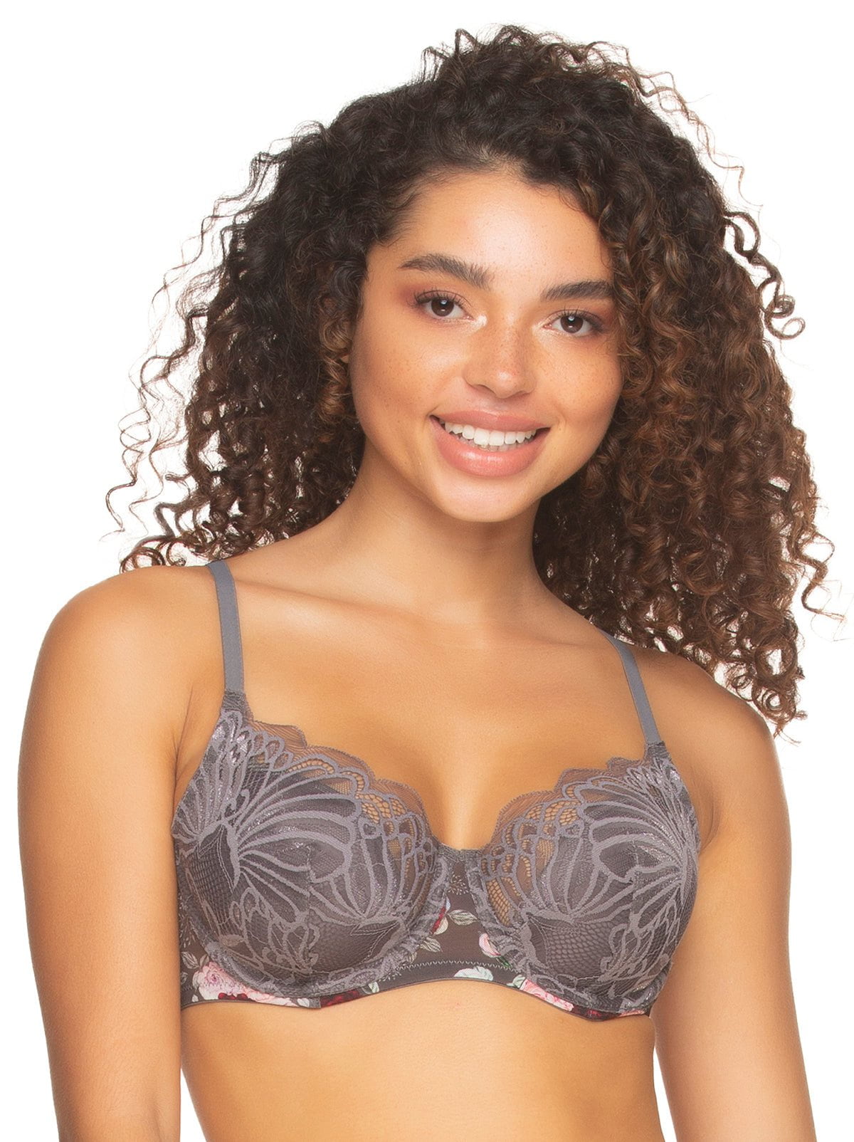 Paramour by Felina  Marvelous Side Smoothing T-Shirt Bra 2-Pack (Black  Warm Neutral, 42DD) 
