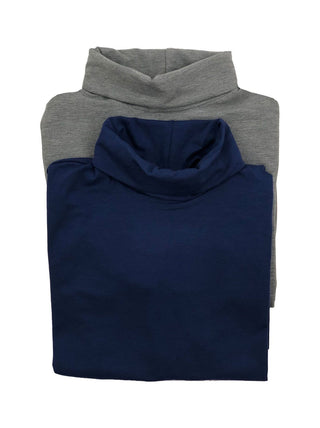 turtleneck color-gray navy