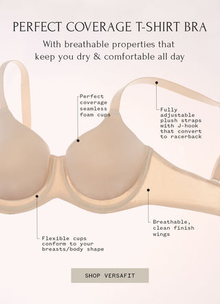 Versafit Breathable T-Shirt Bra