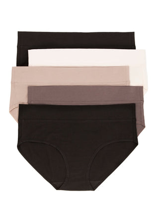 Pima Cotton Hipster Panty 5-Pack