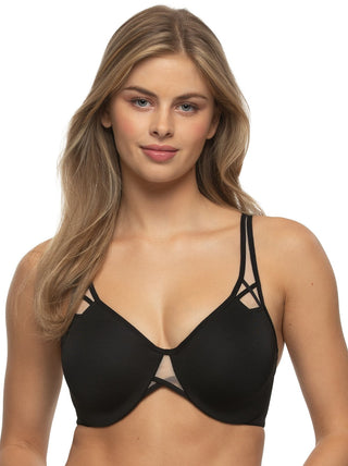 Amaranth Unlined Minimizer Bra