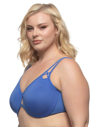 Amaranth Unlined Minimizer Bra