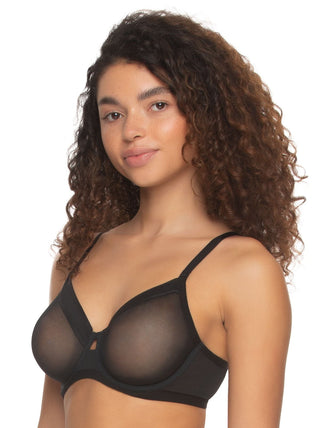 Ethereal Sheer Mesh Unlined Underwire Bra
