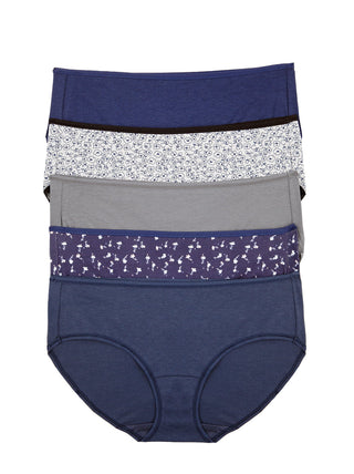Cotton Modal Hipster Underwear 5-Pack