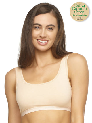 Organic Cotton Stretch Bralette 2-Pack