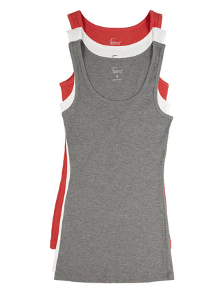 Cotton Ribbed Tank Top 3-Pack
