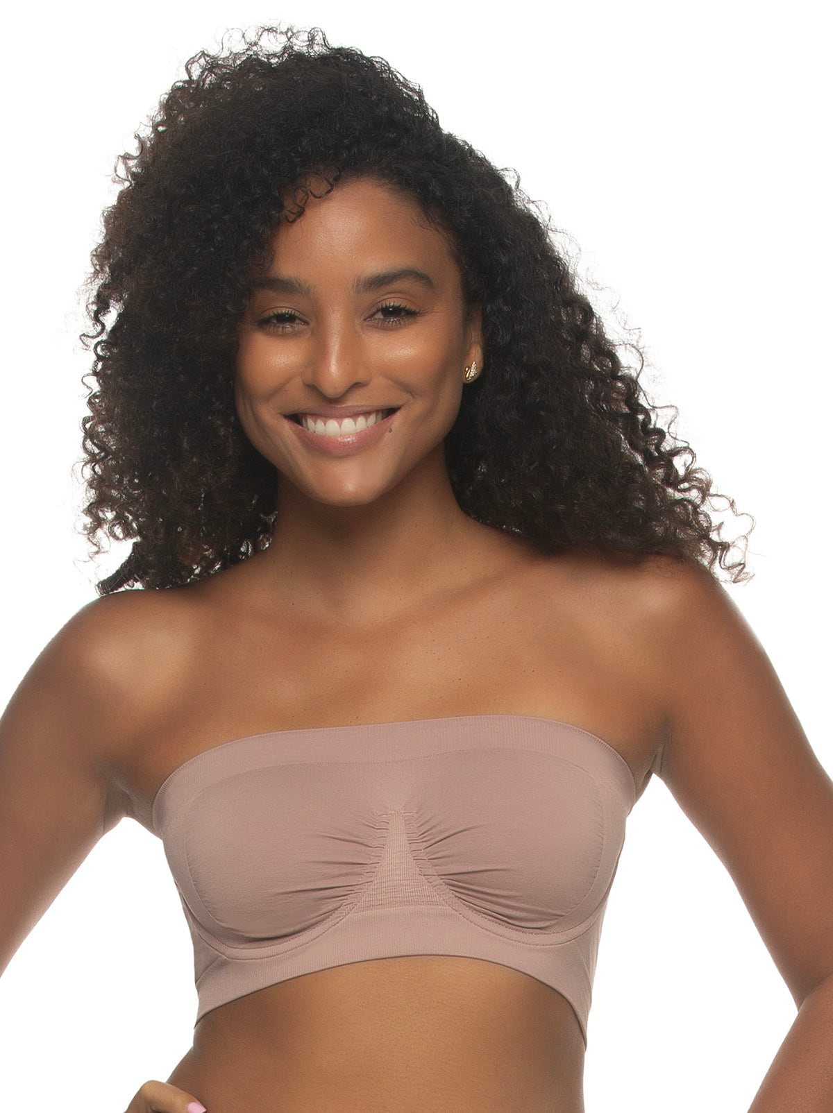 Paramour Delightful Seamless Unlined Lace Bandeau Strapless Bra PM165059