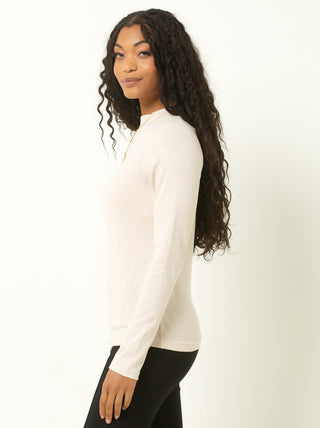 Single Stitch Long Sleeve Knit Top
