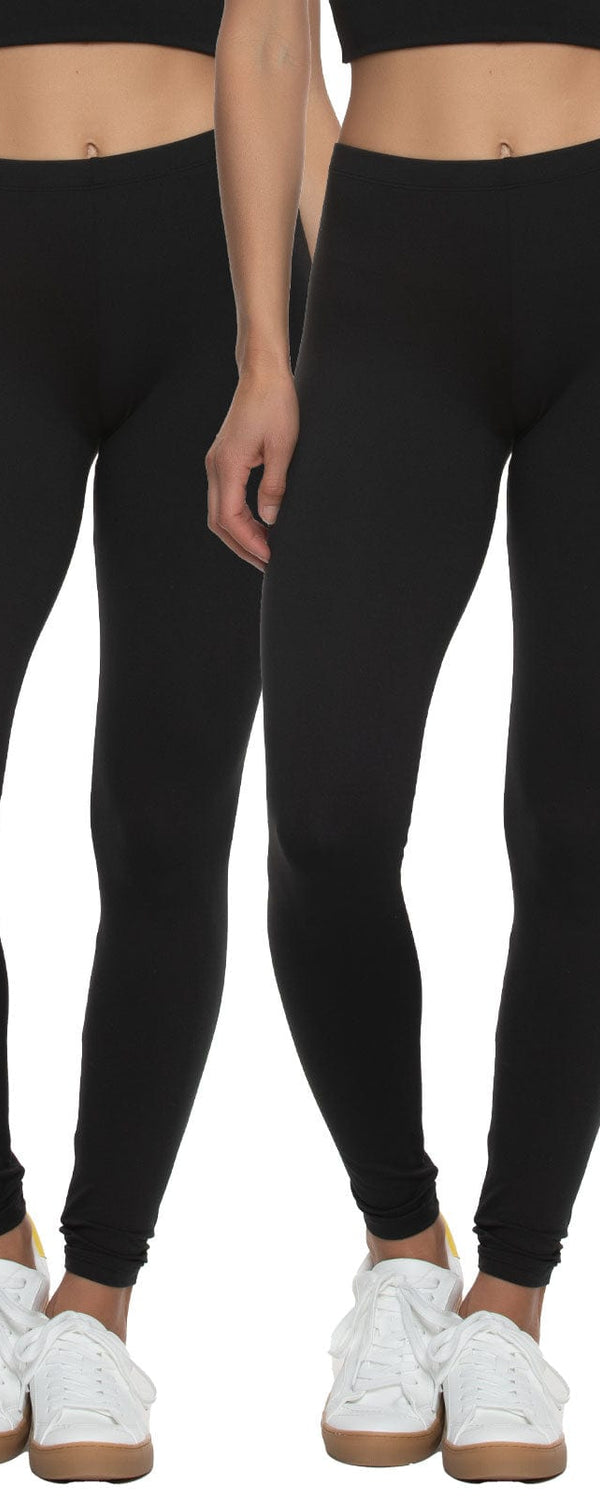 Velvety Soft Lightweight Leggings 2-Pack