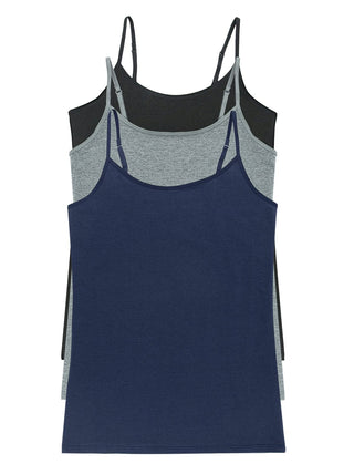 Cotton Modal Stretch Camisole 3-Pack