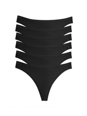 6 Lot Womens Cotton Yoga Sport Thong Panties G String Underwear - Foto 10