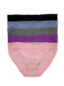 Super Stretchy Lace Top Bikini 5-Pack