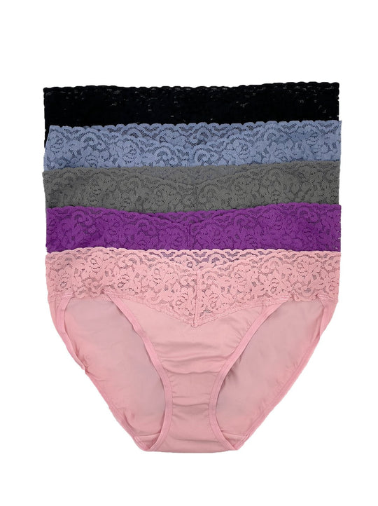 Super Stretchy Lace Top Bikini 5-Pack