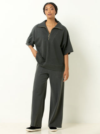 Single Stitch Oversized Wide Leg Pant