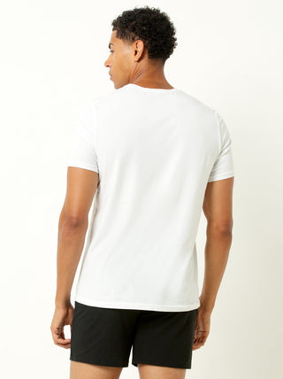 Single Stitch Cotton Modal Crew Neck T-Shirt 3-Pack