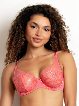 Lotus Embroidered Unlined Bra