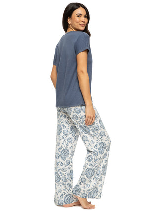Josephine V-Neck T-Shirt and Pant Pajama Set