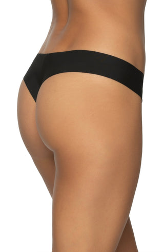 No Show Elastic Free Thong 5-Pack