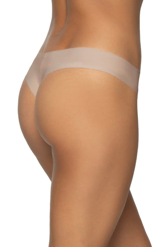 No Show Elastic Free Thong 5-Pack