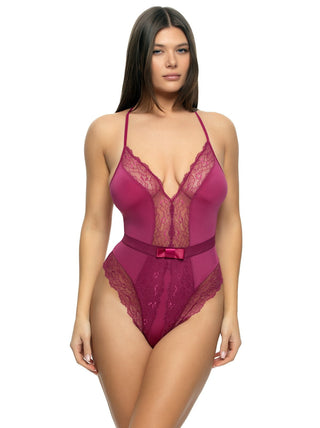 Jezebel by Felina Henny Micro & Lace Bodysuit
