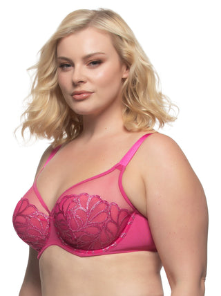 Lotus Embroidered Unlined Bra