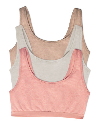 Organic Cotton Bralette 3-Pack