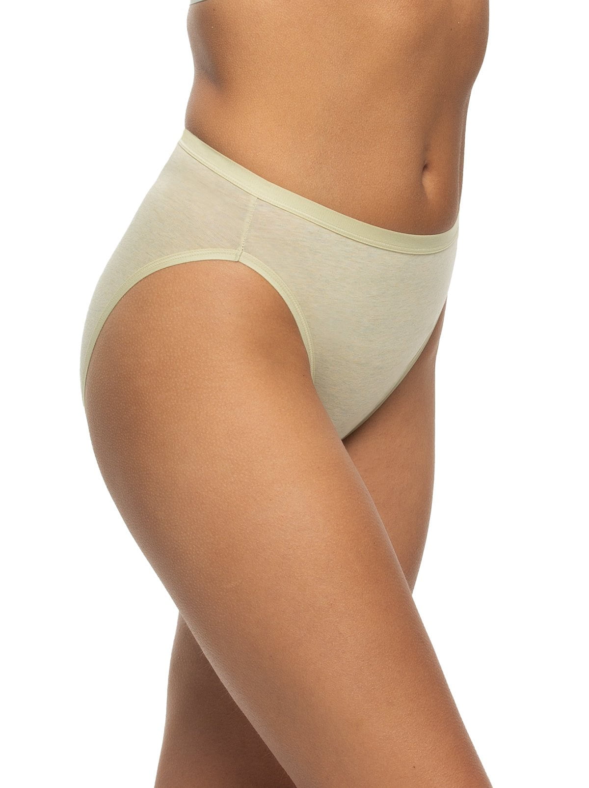 Organic Cotton Stretch Hi Cut Panty