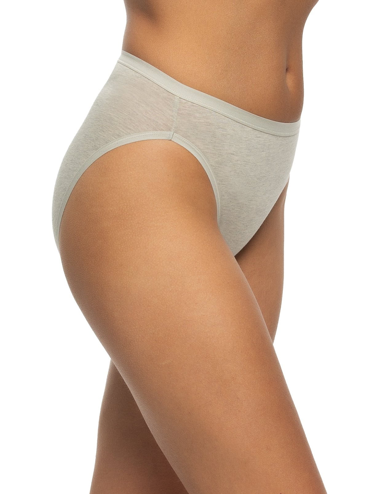 Organic Cotton Stretch Hi Cut Panty