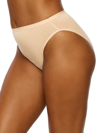 Organic Cotton Stretch Hi Cut Panty 5-Pack