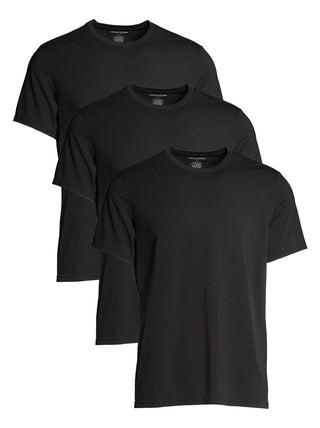 Single Stitch Cotton Modal Crew Neck T-Shirt 3-Pack