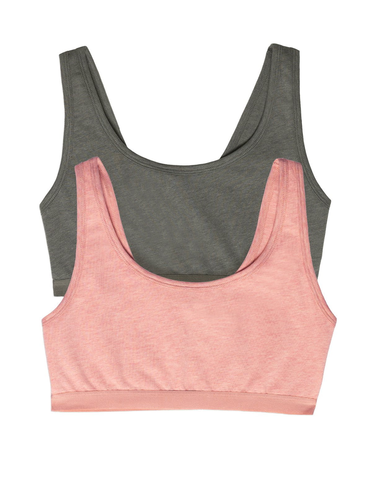 Organic Cotton Stretch Bralette 2-Pack