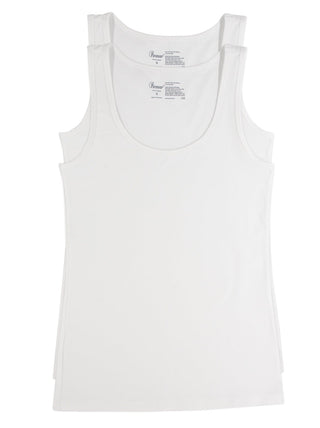 Cotton Modal Stretch Layering Tank Top 2-Pack