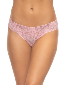 Signature Stretchy Lace Low Rise Thong