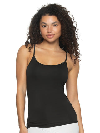 So Smooth Modal Cami Top w/ Built In Shelf Bra 2-Pack