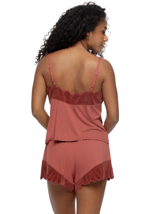 Sienna Chenille Lace Shorts & Cami Set