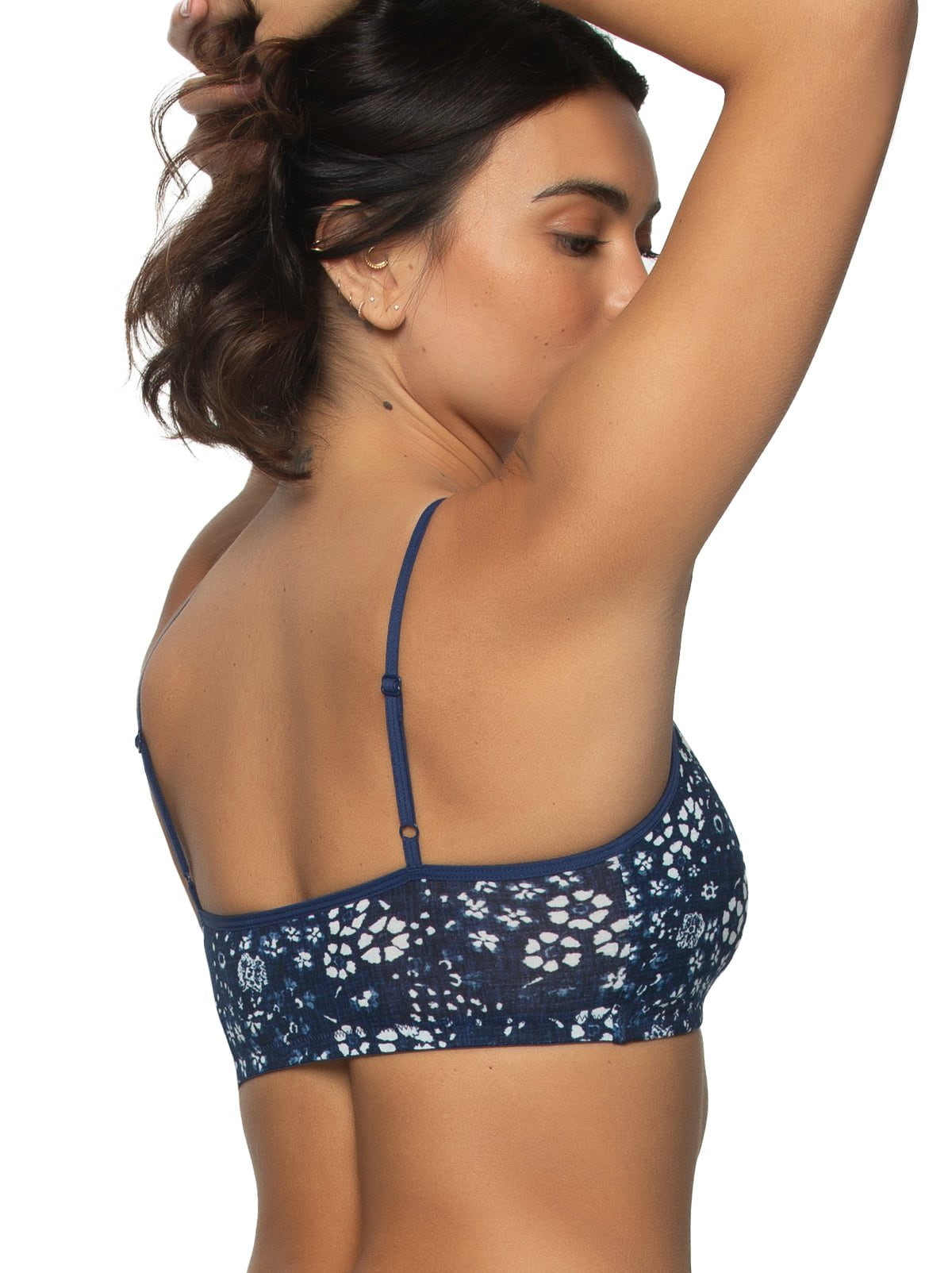 Stretch-Micro Modal and lace bralette