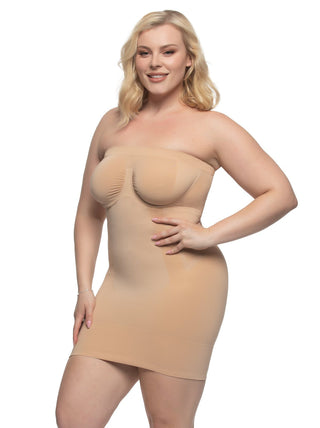 Fusion Strapless Full Slip with Fused Compression Panels