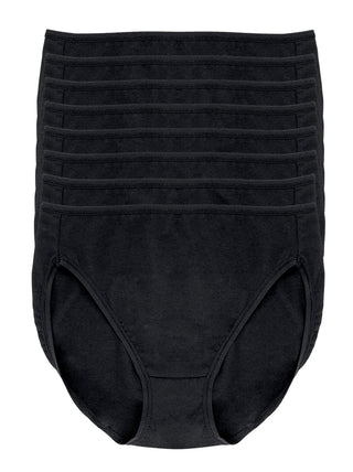 Cotton Modal Full Coverage Hi Cut 8-Pack