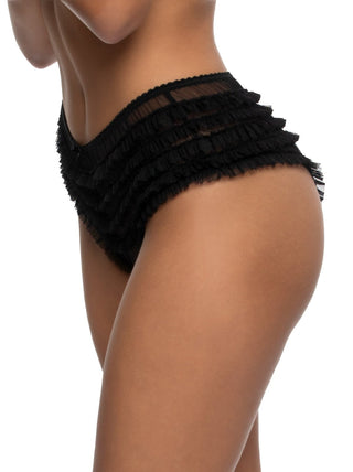 Veil Mesh Ruffle Panty