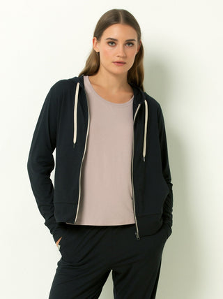 Single Stitch Lightweight Full Zip Hoodie