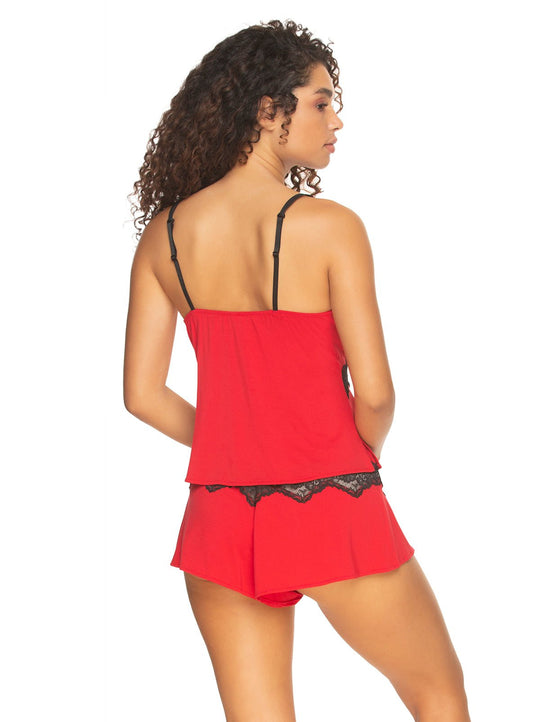 Myrna Modal & Lace Cami & Short Set