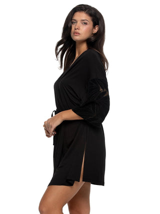 Sienna Chenille Lace Robe